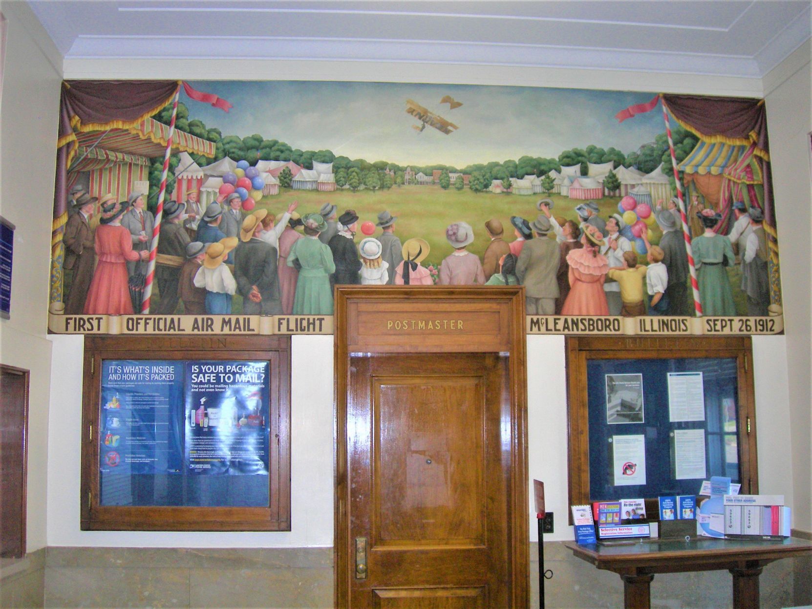 post office art - McLeansboro